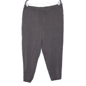 THE FISHER PROJECT Ankle Slouchy Pant Surplus Green Drawstring Waist Women's L